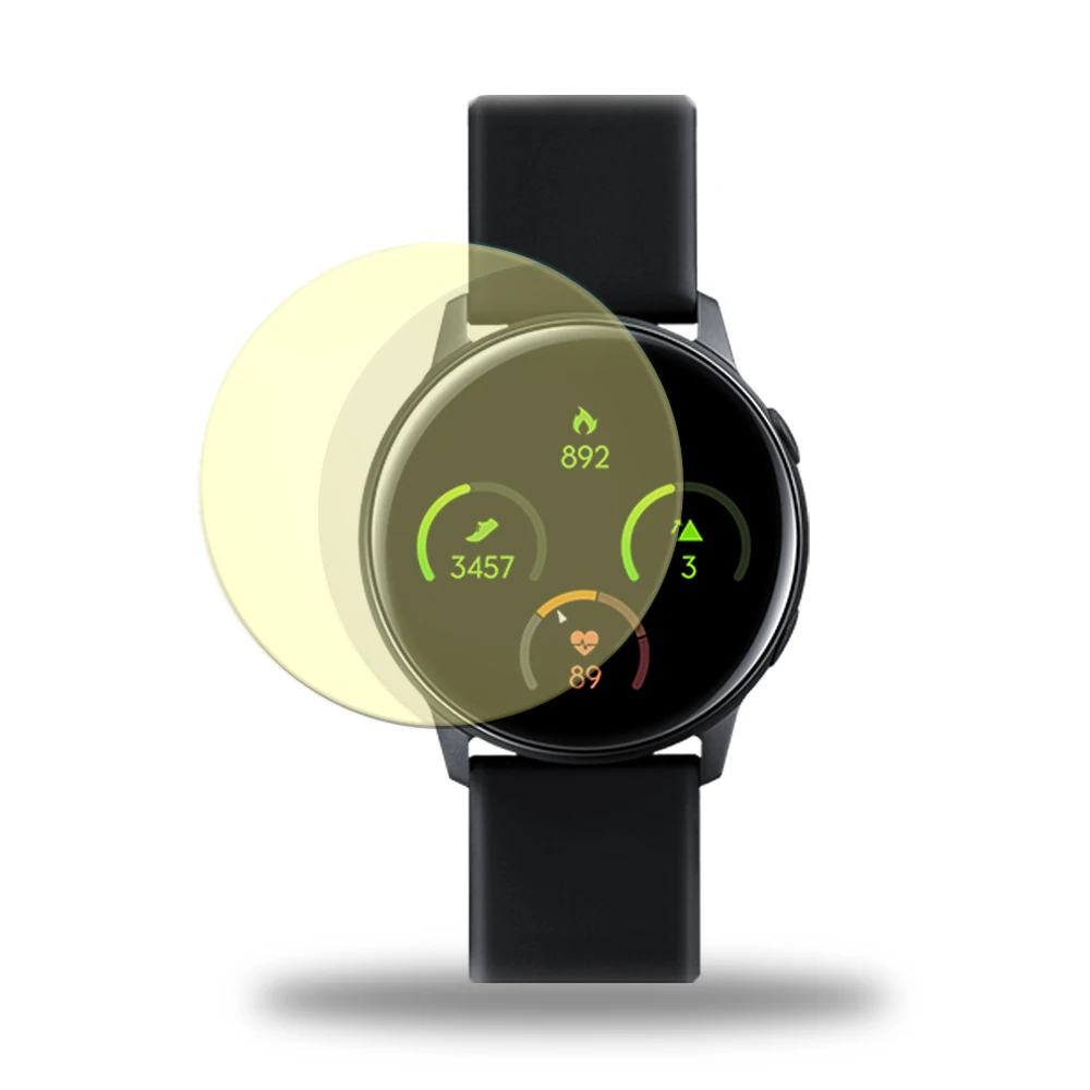 2 шт нано полное покрытие экрана протектор для samsung Galaxy Watch активный Смарт спортивные часы 2 Защитная пленка фольга(не стекло