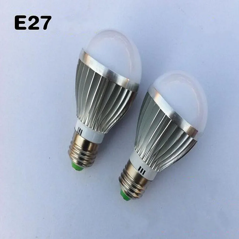Светодиодный светильник E27 E14 B22 5730SMD 6 Вт 12 15 светодиодный алюминиевый 220 В/85 265 в