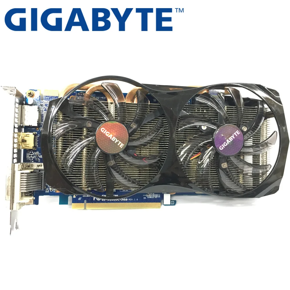 Видеокарта GIGABYTE GTX660 2GB 192Bit GDDR5, видеокарты для nVIDIA Geforce GTX 660, используемые карты VGA, прочнее, чем GTX 750 Ti