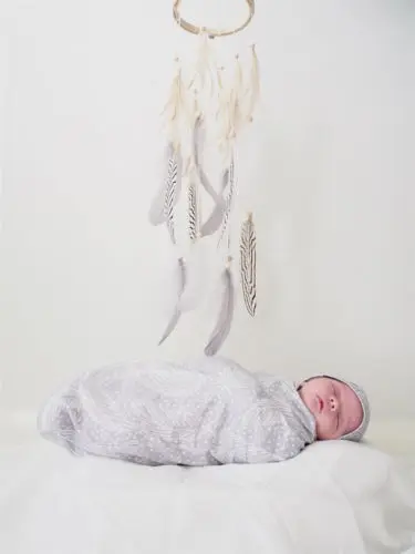 2017 Newest Fashion Newborn Baby Girl Boy Cotton Swaddle Muslin Blanket+Hat Print Wrap Swaddling Blanket Hat Set | Мать и ребенок