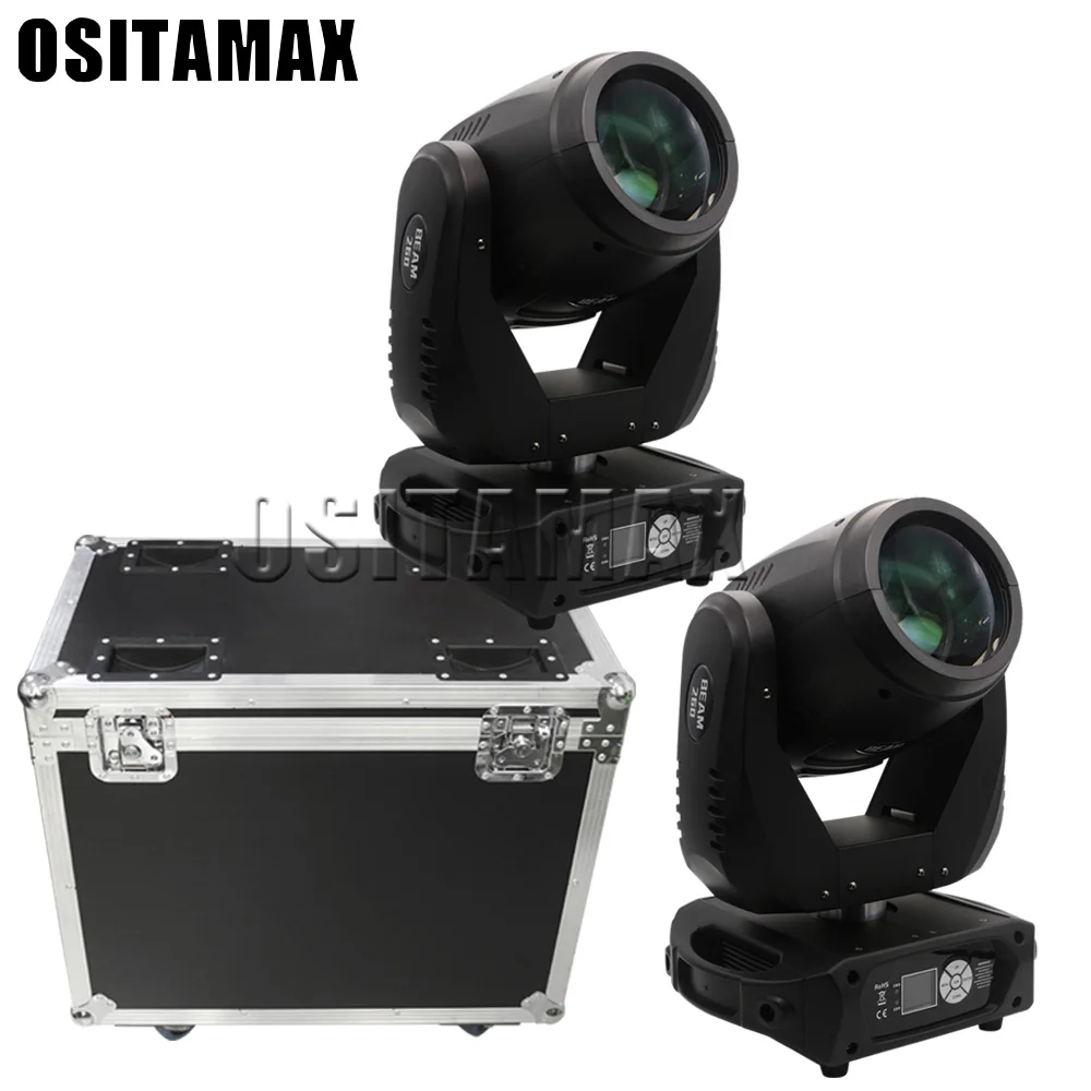 2 x с чехлом 9R 260W диско свет DMX лампа сценический движущийся DJ Новое поступление