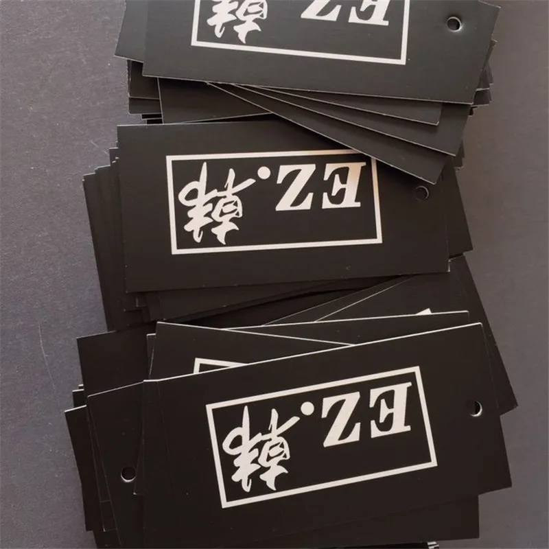 

Custom Paper Card Garment Tags