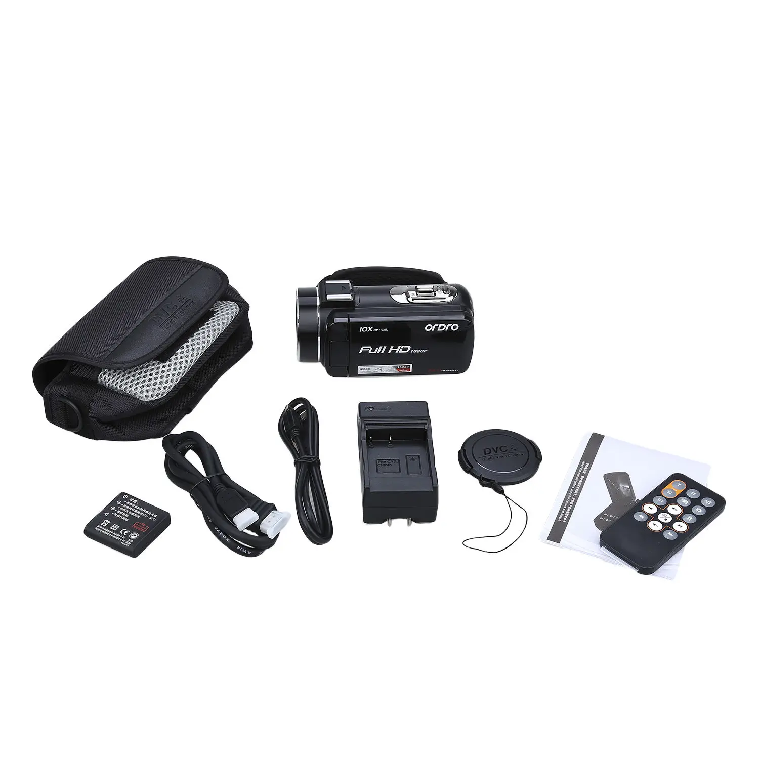 Ordro hdv z82 3.0 дюймов TFT ЖК дисплей Сенсорный экран 1080 P HD видеокамера Горячий башмак