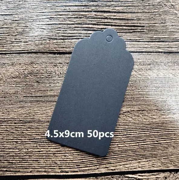 9 50 шт Мульти Стиль этикетки из крафт-бумаги DIY упаковка для поделок бирка подарок Свадьба/День рождения конфеты коробки ценники для цветов - Цвет: 9