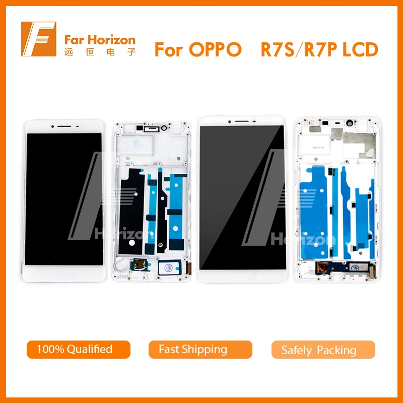 ЖК дисплей с сенсорным экраном и инструментами для ремонта OPPO R7 R7S или Plus|Экраны