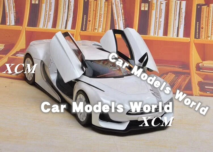 Литая под давлением модель автомобиля для Norev GT концепция 1:18 (белый) + маленький