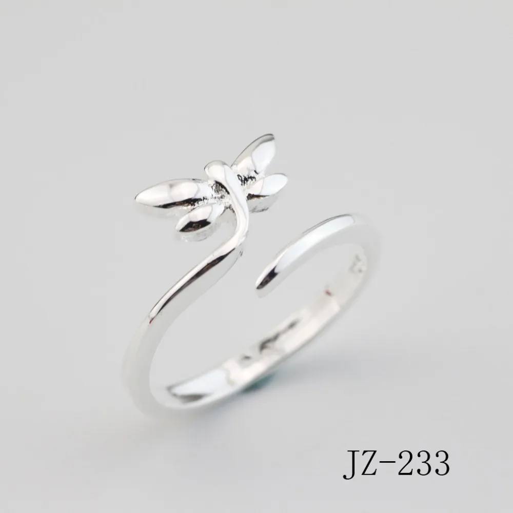 Free shipping jewelry Women butterfly silver ring The is contracted openings Fashion | Украшения и аксессуары