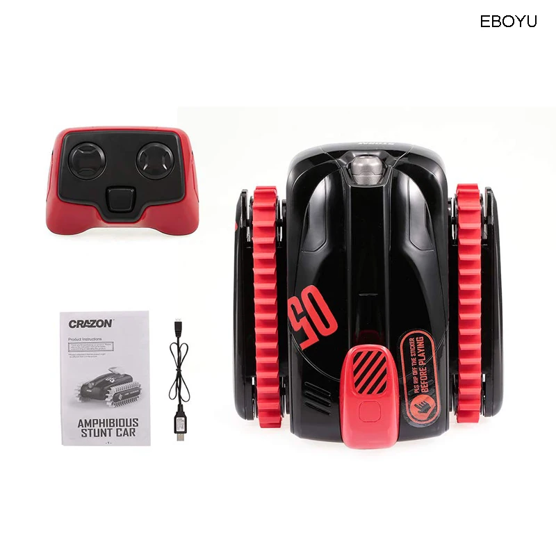 EBOYU CRAZON 18SL02 2,4 ГГц 4WD RC автомобиль-амфибия лодка 1:16 пульт дистанционного управления внедорожный автомобиль-амфибия Радиоуправляемый автомобиль RTR для детей