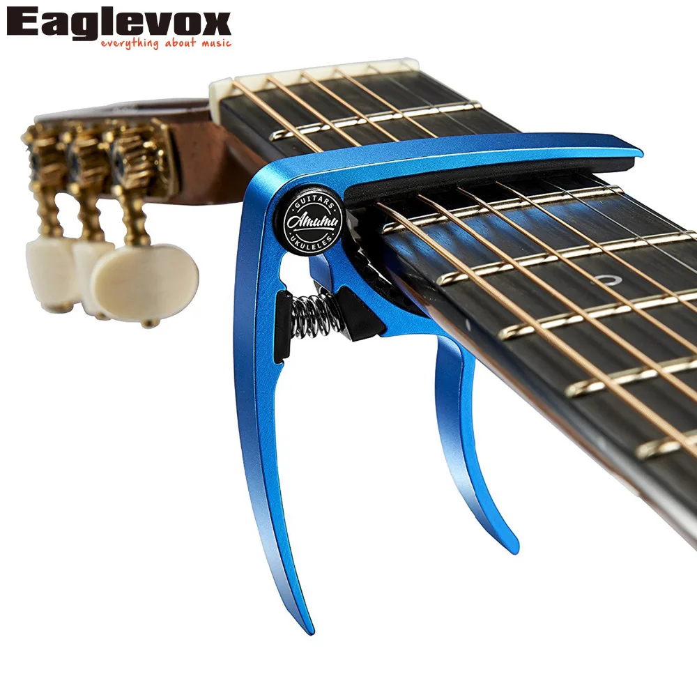Амуму Алюминий сплава для электрогитары Guitarra Capotraste акустической укулеле бас