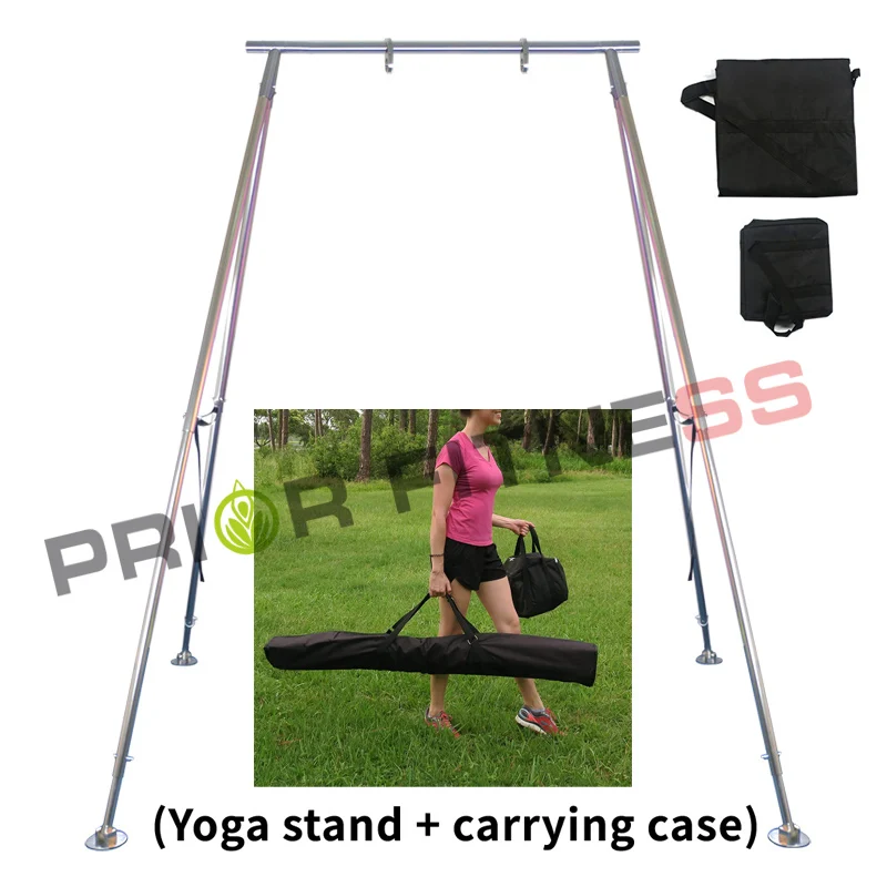 Frames and case Качающиеся рамы для йоги, Аэрофотосъемка, стойка для йоги из нержавеющей стали, высокое качество, длинная длина, подставка для качания йоги, Аксессуары для йоги, качели - Цвет: Frames and case