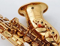 curved soprano saxophone sc991 sc wo10 gold lacquer sax curved soprano musical instruments professional included case