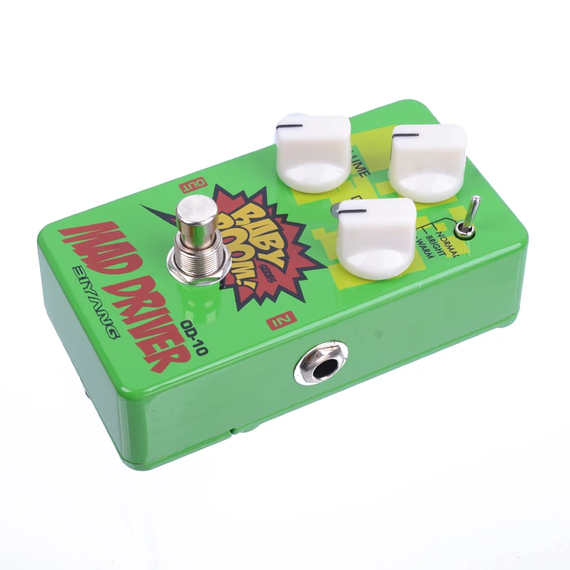 Biyang OD-10 педаль для бас-гитары три модели Mad Drive Overdrive