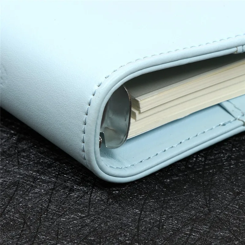 Ежедневник Расписание Книга Школа планирования принадлежности макароны PU Binder A5
