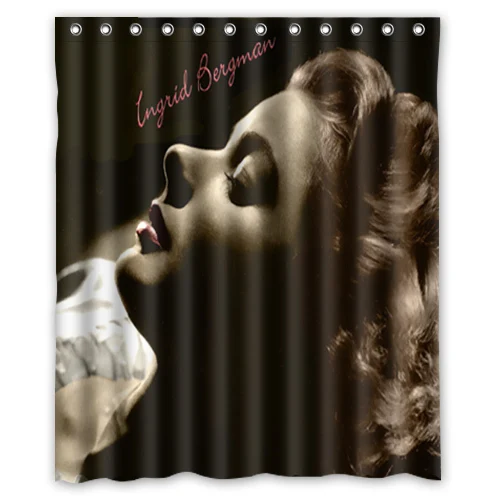 Пользовательские дома декор череп ингрид бергман занавески для душа ванная