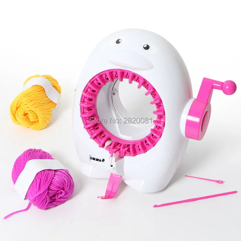 Вязальная машина Smart weaver DIY набор игрушек модели пингвина Детский развивающий