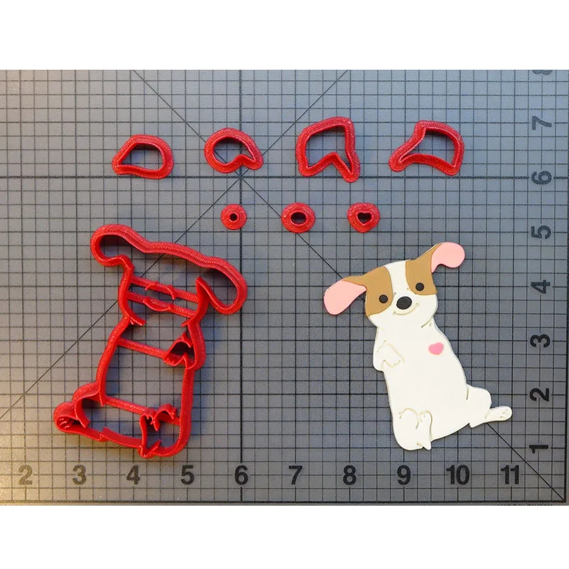 Попка корги форма для вырезания печенья резак набор на заказ 3D печатные