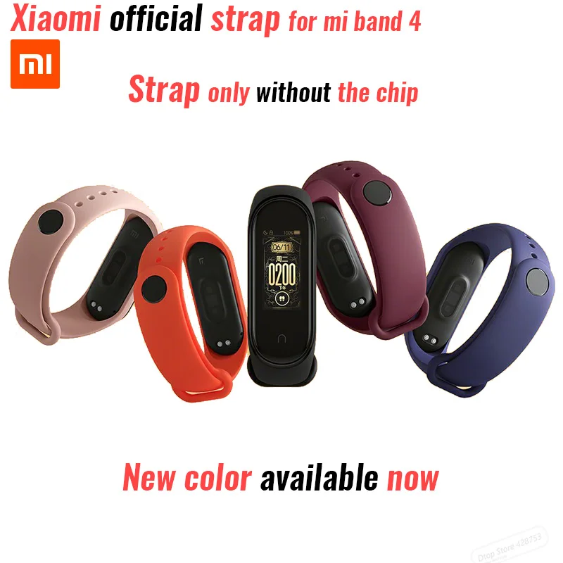 Оригинальный новый цветной ремешок многоцветный Браслет Для Xiaomi Mi Band 4/3 Miband