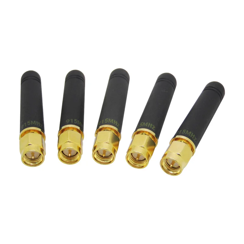 100 unids/lote de antenas de goma rectas, SW915-ZT48 de antena RF inal&aacute;mbrica, peque&ntilde;a/mediana, 48mm, 915 MHz-1