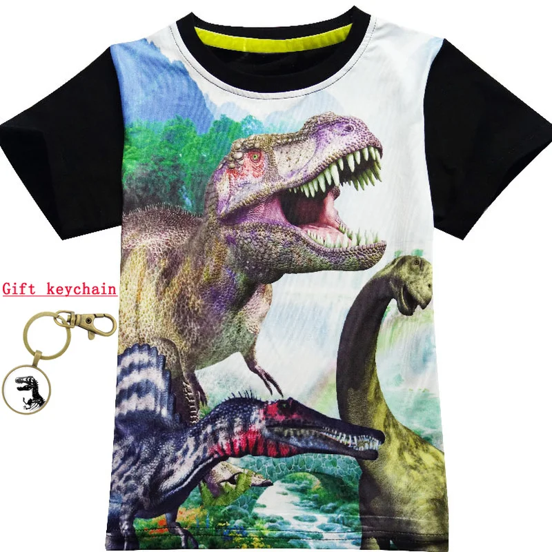 Из фильма Парк Юрского периода Футболка динозавр футболки для детей детская
