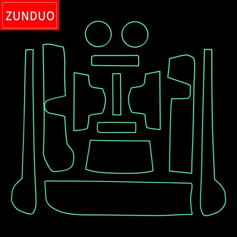 ZUNDUO Non Slip Авто затворный слот коврик для Honda N BOX слэш JF1/JF2 Японии с защитой от