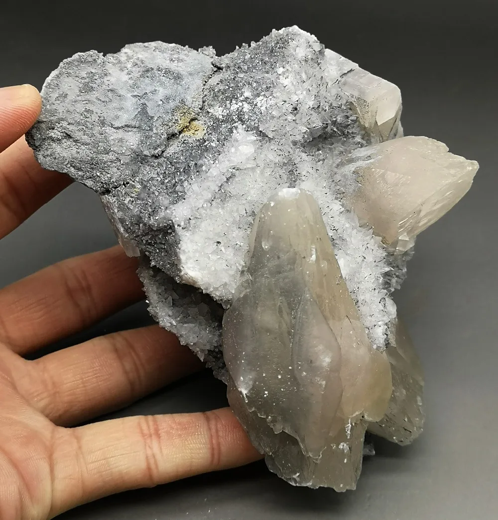 536 г натуральный большой кристалл calcite оригинальный Камень руды украшения