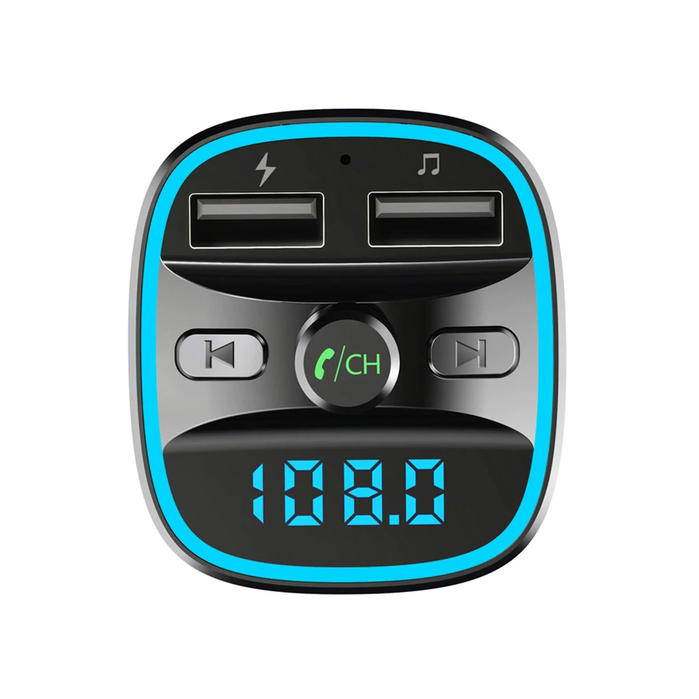 T25 Car FM Transmitter Charger Bluetooth MP3 Player Intelligent Voice Navigation 12-24 V | Автомобили и мотоциклы