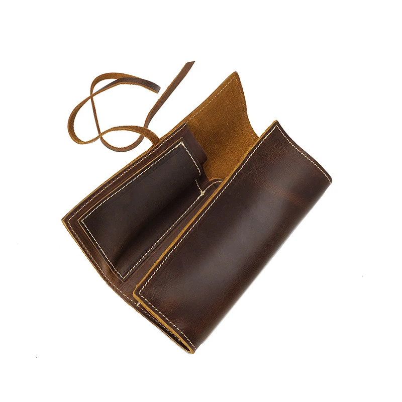 Сумка карандаш SIMLINE из натуральной кожи винтажная ручная работа Длинные сумки