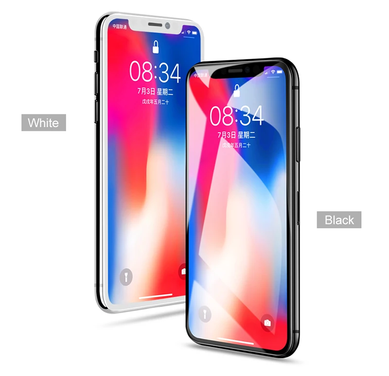Изогнутое закаленное стекло 6D с полным покрытием 1000 шт. для iPhone 12 Mini 11 Pro Max XS XR X 8 7 6
