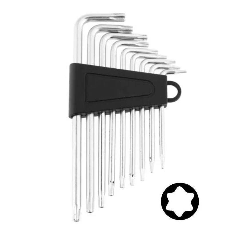 New 9Pc Set Mini Micro Hexagon Hex Key Wrench Screwdriver Tool Kit L-Shape ❉ | Инструменты