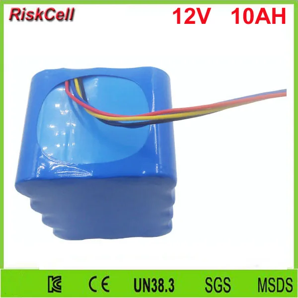 5 шт./лот Lifepo4 комплект литий ионных батарей 12v 12 8 v 10Ah аккумулятор для светодиодной