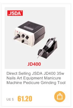 Прямые продажи JSDA JD400 35 Вт оборудование для маникюра, педикюра, шлифовальный инструмент, пилочка для ногтей, электрические сверла для ногтей 30000 об/мин