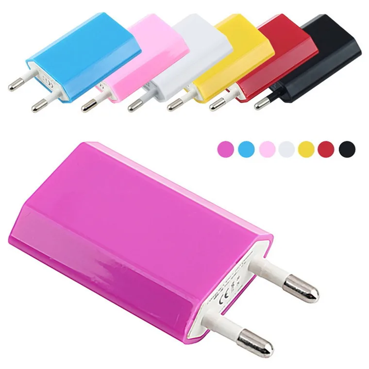 1000 шт./лот высококачественное новое яркое настенное зарядное устройство USB для