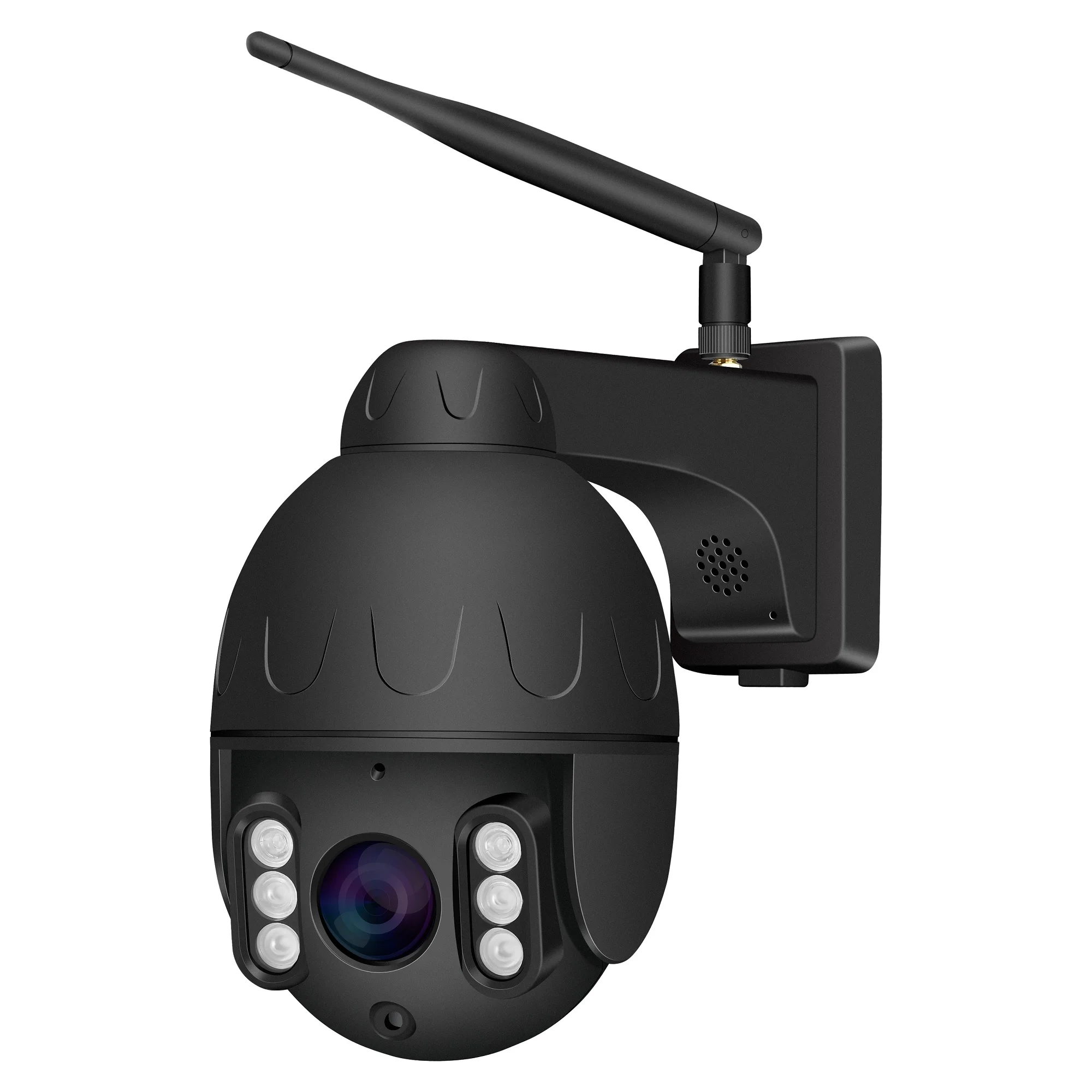 Человеческое распознавание 5MP 4g IP камера IR Vision наружная 3g Sim карта купольная s wifi PTZ