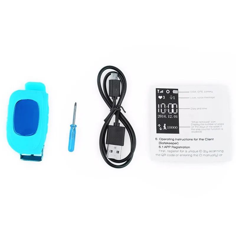 Chigu Q50 GPS Tracker Child Smart Watch SOS Call Monitoring Positioning OLED Screen Kids For IOS Android | Электроника