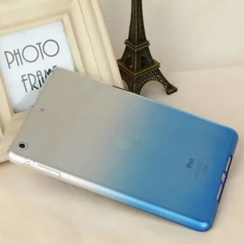 Для iPad Mini 1 2 3 retina чехол силиконовая Мягкая задняя крышка ультра тонкий прозрачный