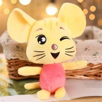 1pcs plush mouse toys cartoon small pendant mini soft stuffed mice toy doll activity gift for kids handanweiran 11cm