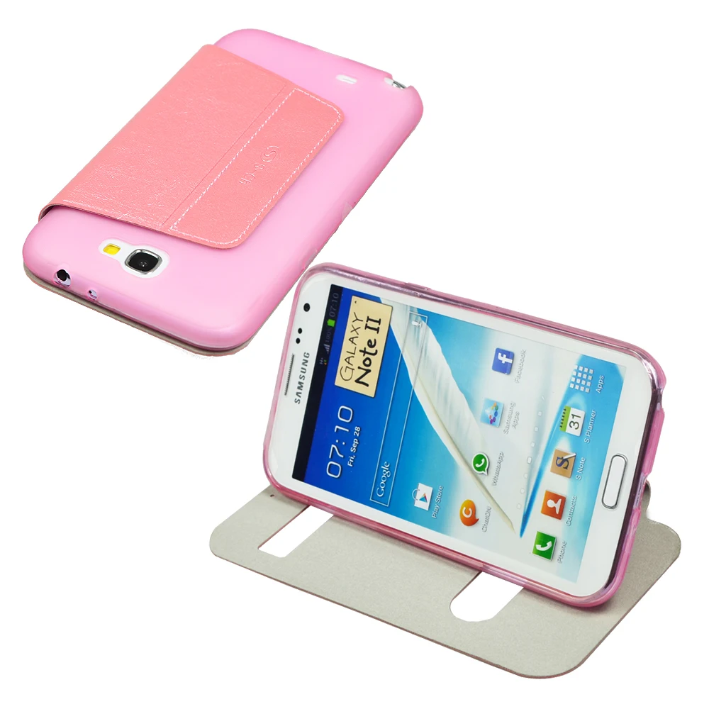 Для Samsung Galaxy Note 2 N7100 защитный чехол для мобильного телефона S CH роскошный флип кейс