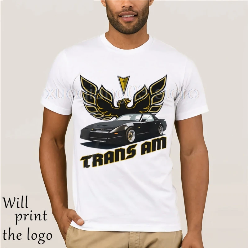 Забавная футболка с круглым вырезом 1982 Pontiac Firebird Trans Am дымчатый и третьего