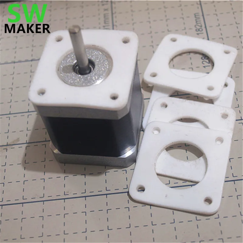 

1pcs NEMA 17 / NEMA 23 Stepper Motor Anti Vibration PTFE damper Vibration Damper Shock Absorber for CNC Reprap 3D printers