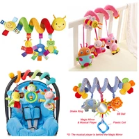 educational baby rattles mobiles animal spiral rattles toys for baby stroller bed bell in bed baby playing stroller hanging toys