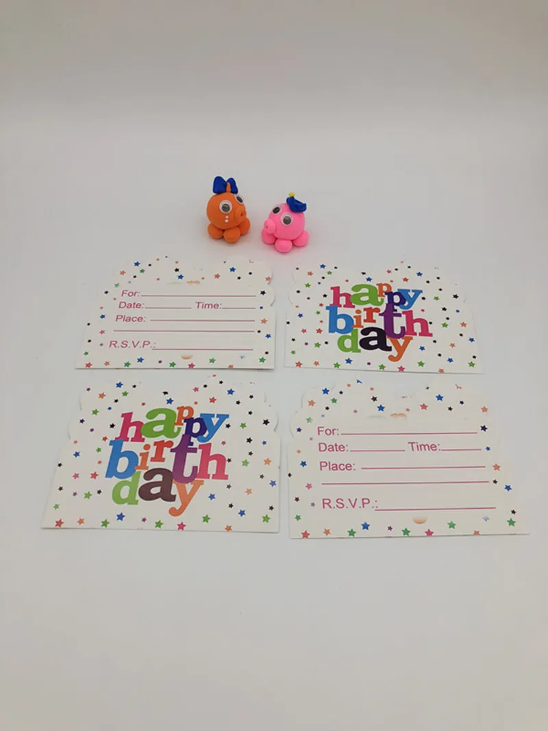 10 шт. Белый звезда День рождения тема С Днем Рождения вечерние украшения