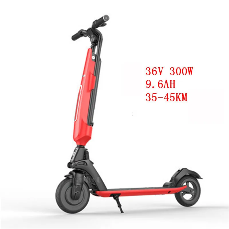 Red 9.6AH 35-45KM Daibot мини электрический самокат с двумя колесами 8,5 дюймов 36 в 300 Вт Сверхлегкий портативный женский складной самокат для взрослых - Цвет: Red 9.6AH 35-45KM