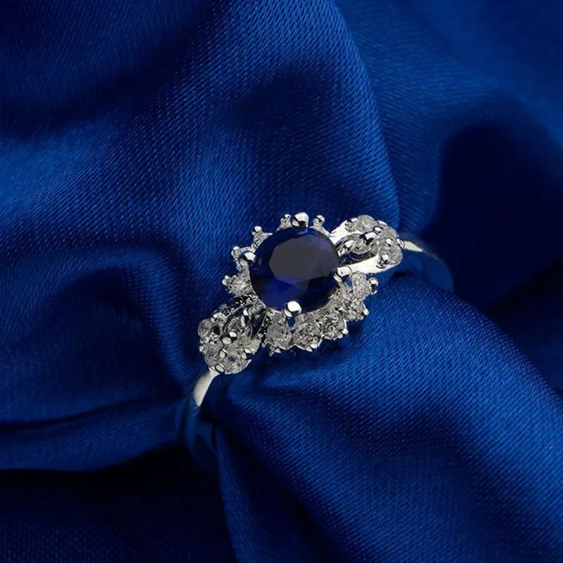 Посеребренная кольцо стерлингового серебра--Jewelry Кольцо заводские цены моды