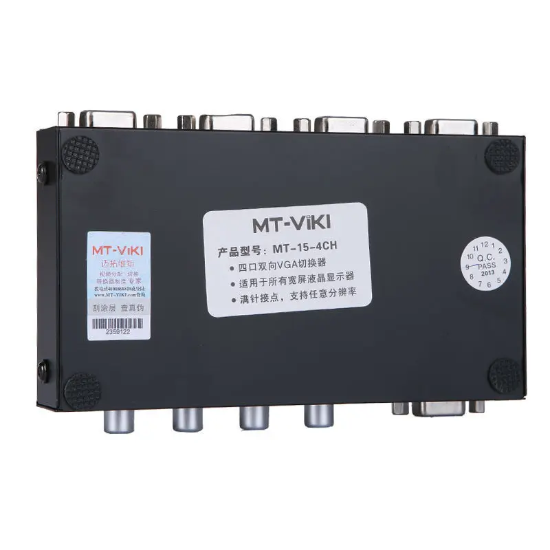 MT-VIKI VGA Switch Box D-sub коммутатор с 4 входными портами 1 выход ПК совместное