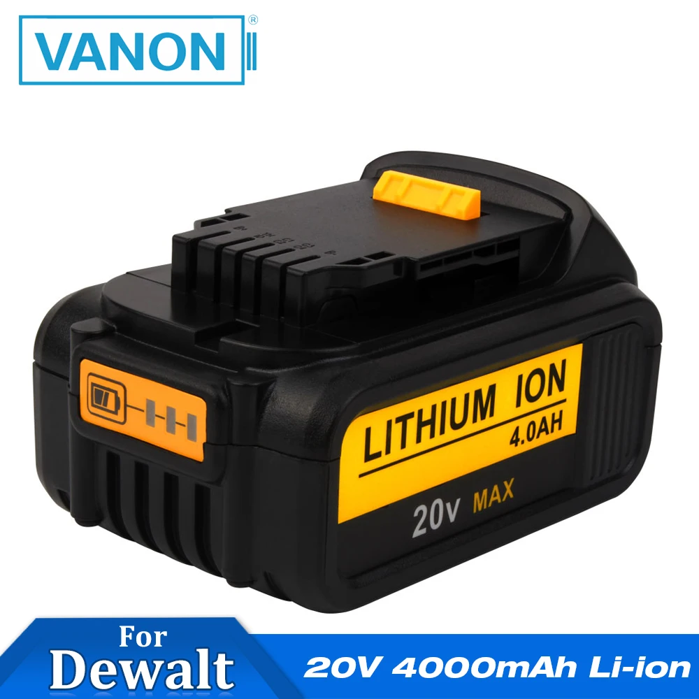 VANON для Dewalt 20 в 4000 мАч литий ионные электроинструменты Сменный аккумулятор DEWALT