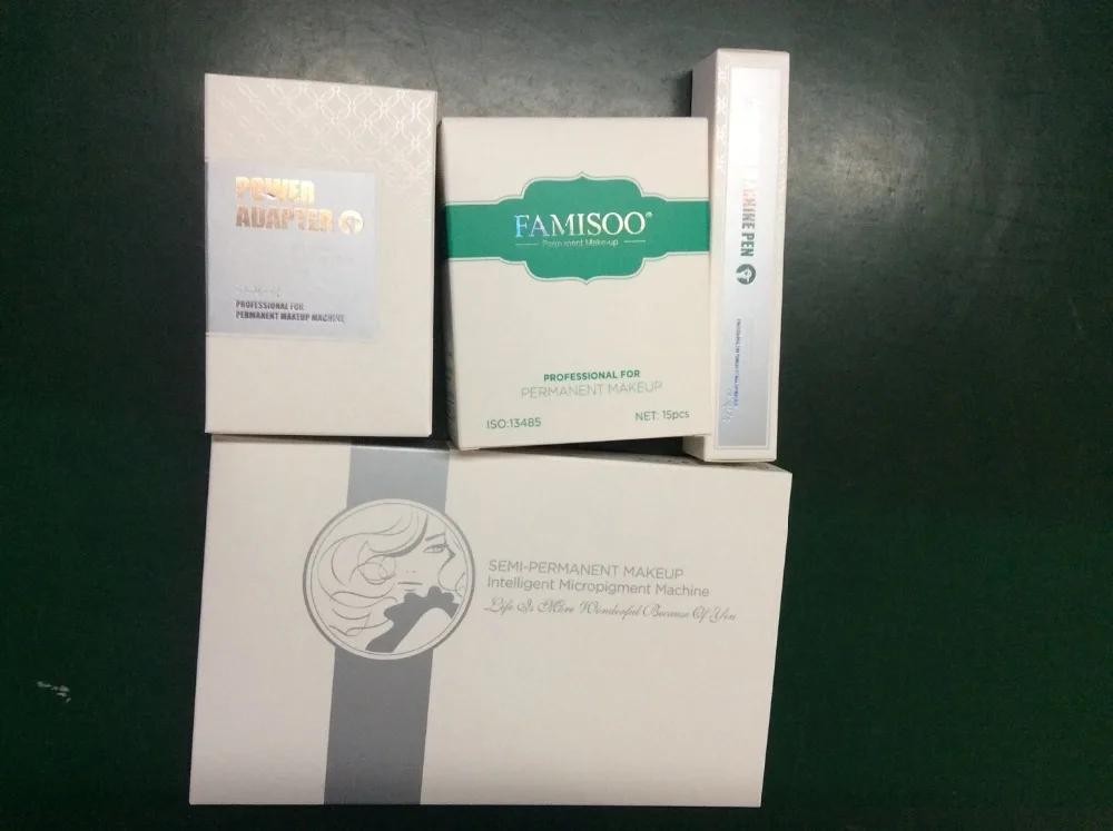 Famisoo цифровая Перманентная ручка для макияжа микроблейдинг машина роторная