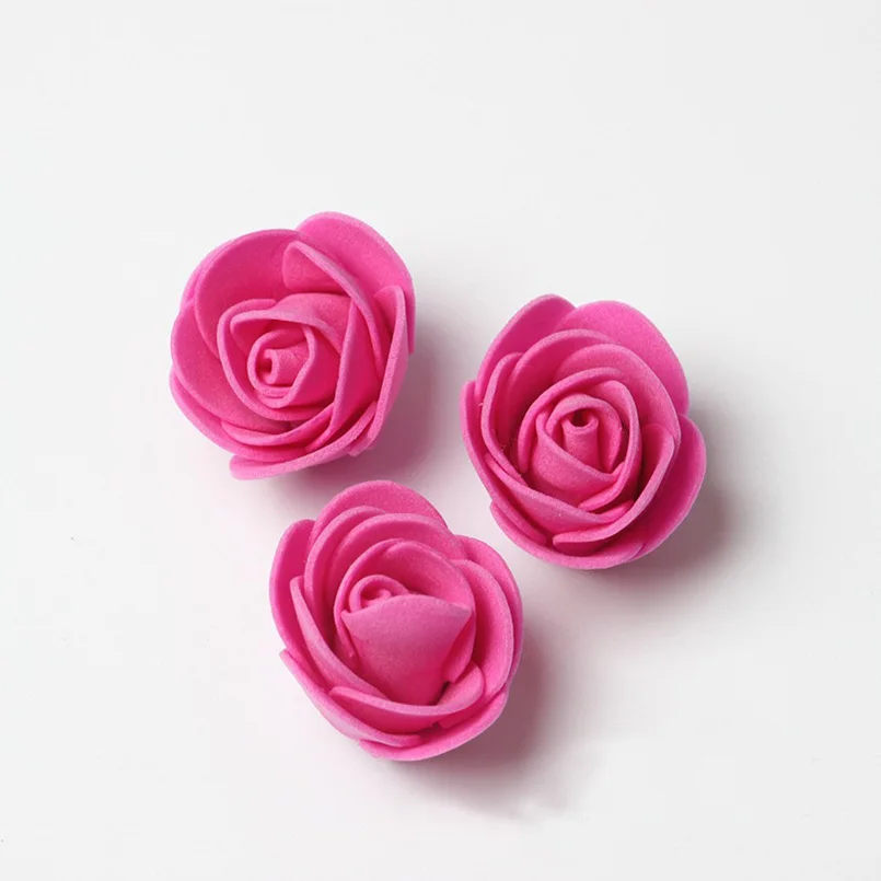 PF 30 шт./лот многоцветный розы ручной работы DIY искусственный цветок пены для