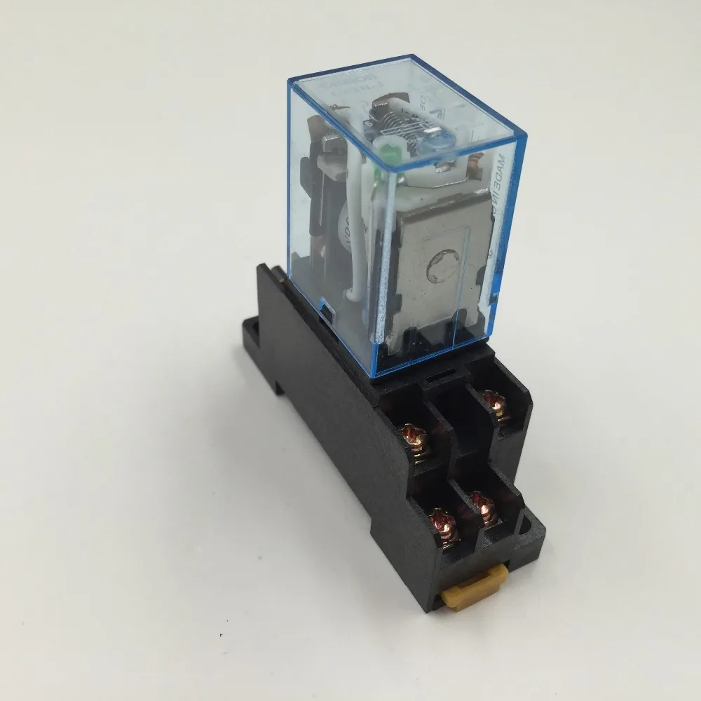 LY2NJ AC 200/220 В катушка 2NO 2NC 8Pin электромагнитное реле w PTF08A разъем|electromagnetic relay|relay
