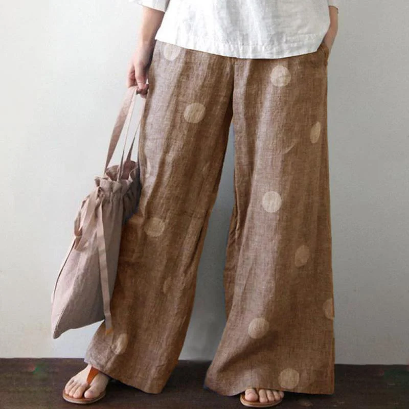 Женские брюки женские пляжные летние широкие в стиле бохо стильные длинные для