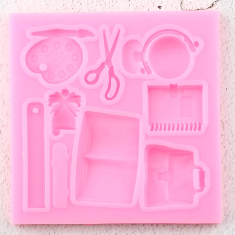 Инструменты для учебы шаровая сумка книга ножницы ручка рисования силиконовые